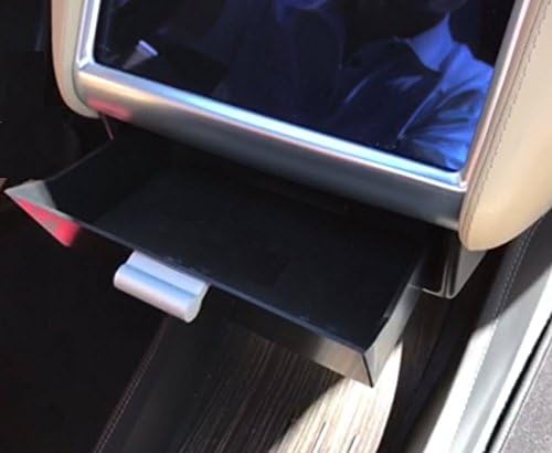 T-Drawer for Tesla Model S & X (Matte Obeche), Tesla Cubby, Tesla Cubby Compartment