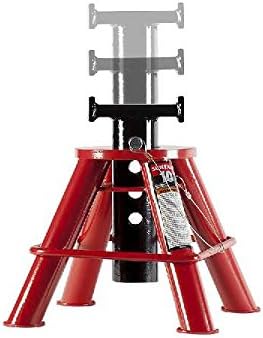 SUNEX TOOLS 1210 10-Ton Low Height Pin Type Jack Stands, Pair