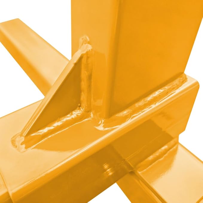 Engine Stand 2000LBS Capacity Engine Hoist Motor Stand 360 Degree Rotating with 6 Casters, 4 Adjustable Arms, Jack Stands with Foldable Frame for Auto Repair, Vehicle Maintenance Yellow