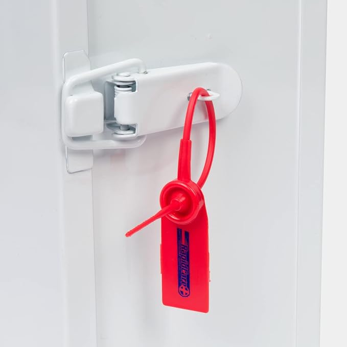 Rapid Care First Aid 864-09-1F 4 Shelf ANSI/OSHA Compliant All Purpose First Aid Cabinet & Medical Station with First Aid Sign, Exceeds OSHA/ANSI 2009, Wall Mountable, White