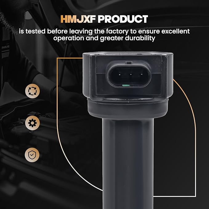 Set of 4 Ignition Coil Packs UF557 C1587 5C1644 09-18 for Dodge Journey,08-14 Avenger,07-17 for Jeep Compass/Patriot,11-14 for Chrysler 200,07-10 Sebring 2.4L 2.0L Engines