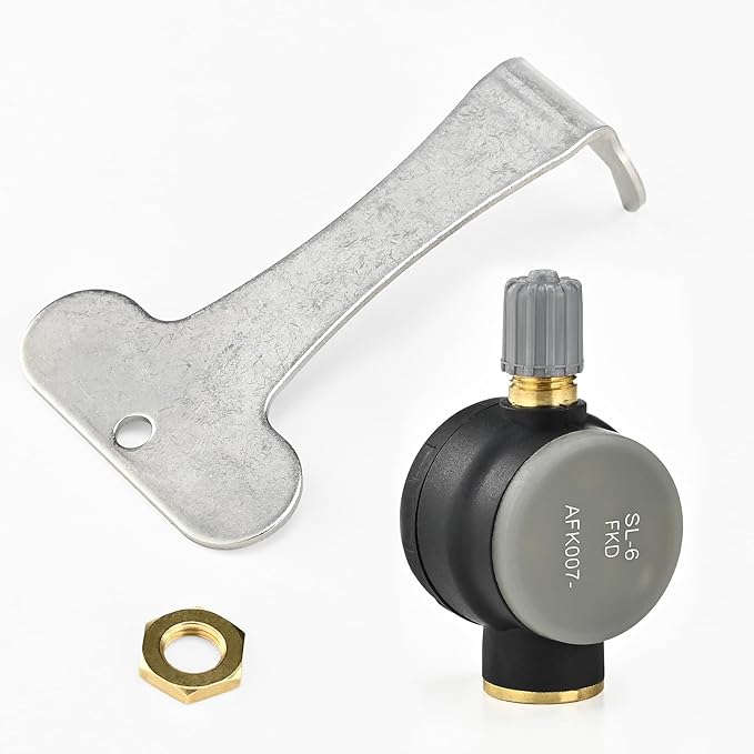 GUTA GS03 Flow Through Tire Pressure Monitoring Sensor - 433.92 MHz TPMS for RV Trailer Coach Motor Home Fifth Wheel, Single Pack (0-188 PSI)