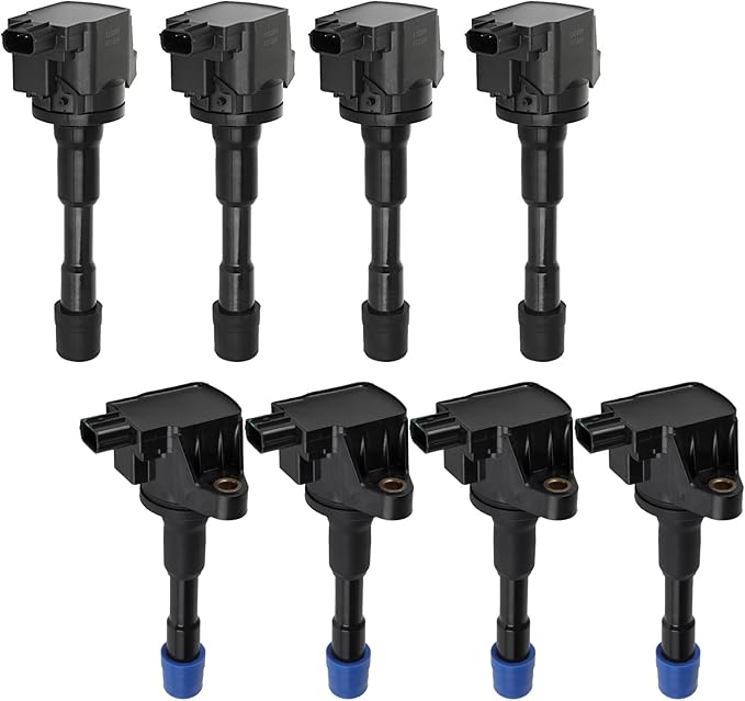 ECCPP 4 ignition coils UF675+ UF628,for Honda Civic 2012-2015 1.5L,Insight 2010-2014 1.3L &,for Acura ILX 2013-2015 1.5L 30520RBJS01,KD-7017B,UF675