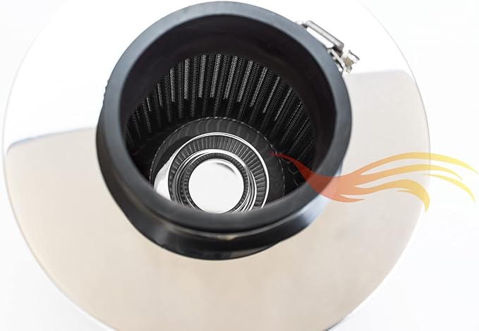 Rtunes Racing Short Ram Air Intake Kit + Filter Combo Compatible For 96-98 4Runner 3.4L / 95-98 T100 / Tacoma 3.4L (Black)