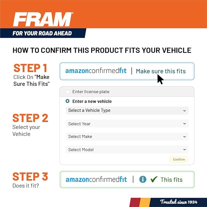 FRAM Extra Guard Engine Air Filter Replacement, Easy Install w/Advanced Engine Protection and Optimal Performance, CA12050 for Select Honda Vehicles
