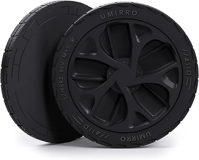 UMIRRO Car Coasters for Cup Holder, Cute Car Interior Decor Accessories, Small Fun Gifts for Men, Dad, Husband, Him, Friend, Birthday Gift Ideas for Women, Mom, 2.87", 2 Pack, Black