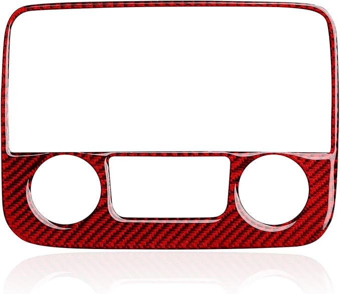 Center Console Multimedia Navigation GPS Panel Decals for 2013-2018 Dodge Ram 1500 2500 3500 / for Jeep Accessories Carbon Fiber Stickers, A