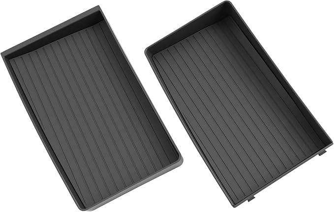 SKTU 2-Pack for 2025 2026 Chevy Tahoe Dashboard Organizer for 2025 2026 Chevrolet Tahoe/Suburban Behind Screen Organizer 2025 2026 Chevy Suburban Dashboard Tray 2025 2026 Chevy Tahoe Accessories Tray