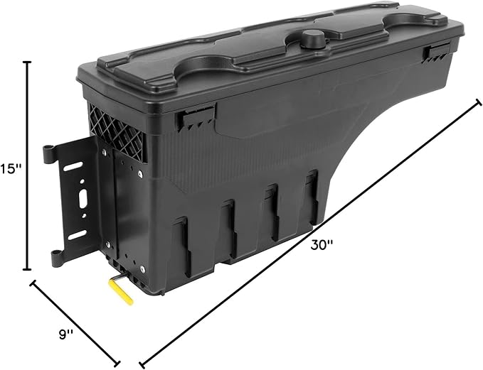 SCITOO Storage Tool Box Fit For Ford For F-150 2015-2022 Waterproof Organizer Chest Left Driver Side