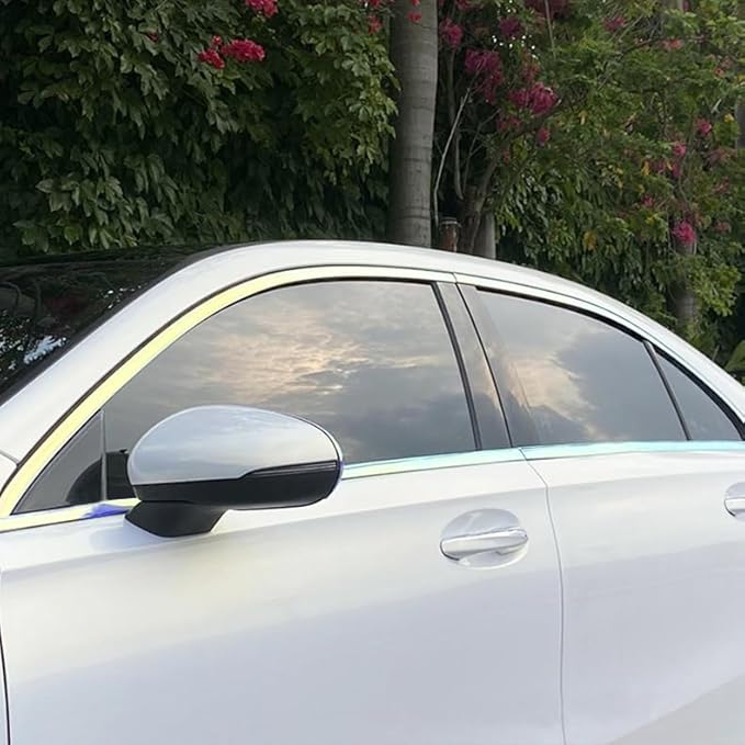 16Ft Iridescent Color Car Motor Bike Self-Adhesive Exterior and Interior Molding Trim Universal Dashboard Bumper Window Door Body Side Decorative Strip Scratch-Proof (Width: 3/4 inch (20mm))