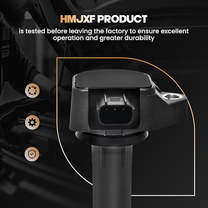 4PCS Ignition Coil packs UF582 Civic for Honda L4 1.8L 2006-2011 Replacement for C1580 5C16371788393 RNAA01 IC662