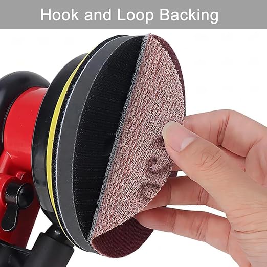 6 Inch 50 Pcs Wet Dry Sanding Discs Hook and Loop, 1000 Grit Sandpaper Automotive Wood Metal Polishing & Sanding, Silicon Carbide Sand Paper for Random Orbital Sander (Grit 1000)