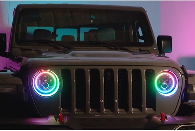 ORACLE Lighting 5847-504 Pair of 20W LED Fog Lights Compatible with 2018 2024 Wrangler JL - No Halo - High Performance - Withstands Impact - Epoxy Sealed