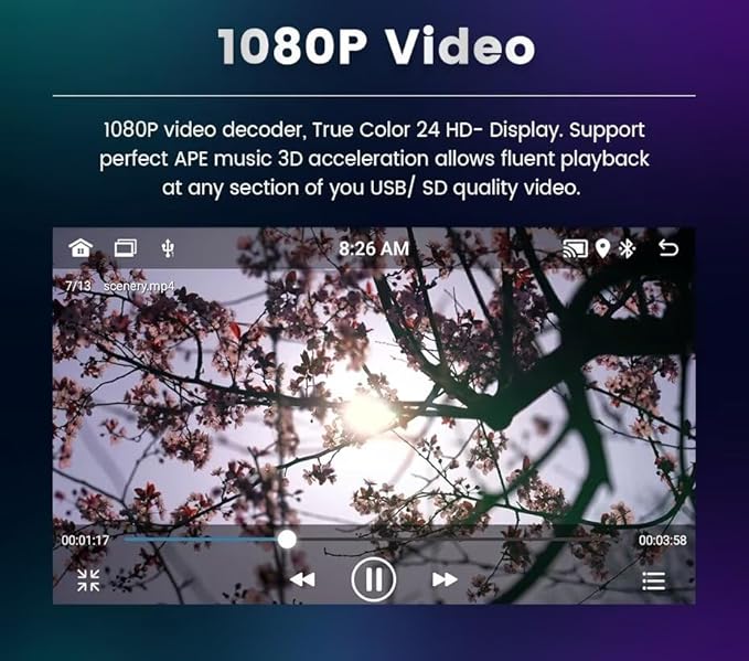 Android 14 Car Stereo Radio for Dodge Charger 2008 2009 2010, Biorunn 9 Inch GPS Navigation Wireless Wired Car-Play Android Auto Head Unit IPS Touch Screen Blue-Tooth RDS 2GB RAM 32GB ROM