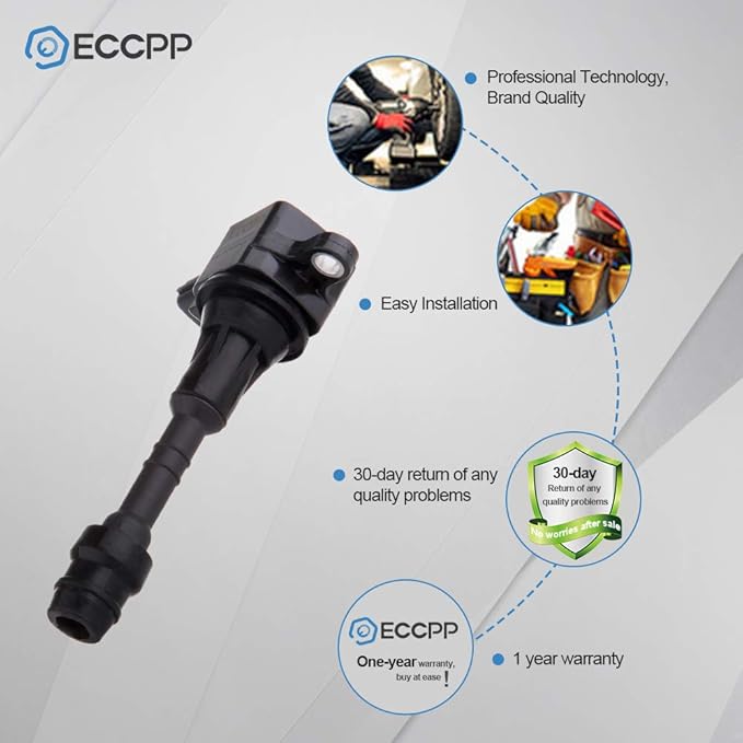 ECCPP Portable Spare Car Ignition Coils Compatible for Nissan Armada/Titan for Infiniti QX56 2004-2006 Replacement for UF510 C1483 for Travel, Transportation and Repair (Pack of 1)