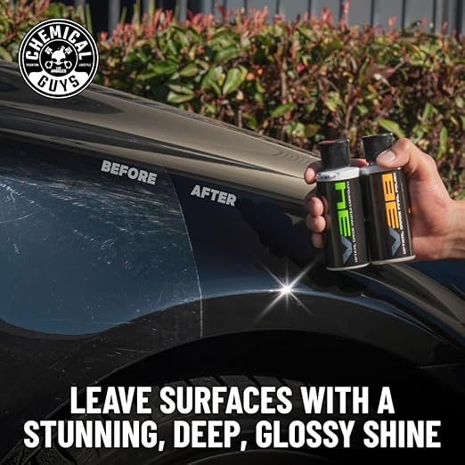 Chemical Guys TORQX Random Orbital Polisher, Pads, Polishes, and Compounds Kit - Safe for Cars, Trucks, SUVs, Motorcycles, and More, 700W Motor, 8mm Orbit, 9-Piece Set