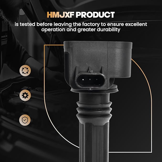 6PCS Ignition Coil packs UF807 0221504038 68223569AB/AC/AD COMPATIBLE WITH CHRYSLER PACIFICA VOYAGER DODGE DURANGO JEEP GLADIATOR GRAND CHEROKEE WRANGLER RAM 1500 3.5 V6