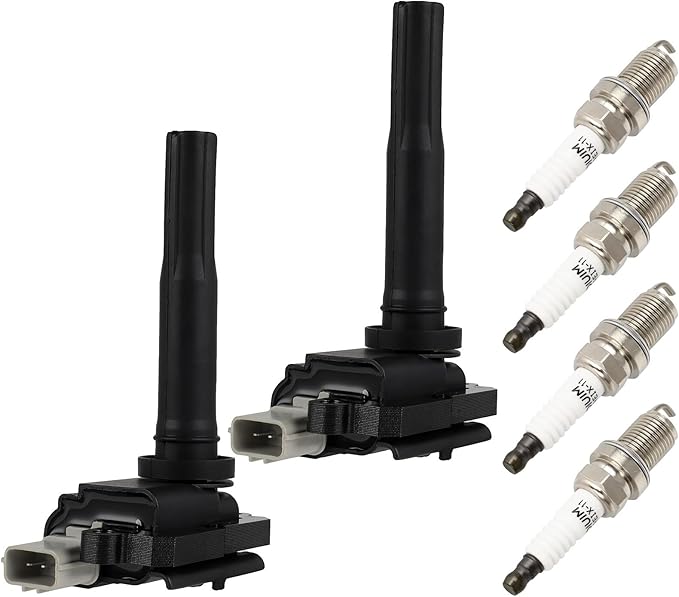 ECCPP UF742 8 ignition coils with 8 iridium Spark Plugs 2018-2016 for Chevrolet Camaro;2018-2014 for Chevrolet Corvette;2018-2014 for Chevrolet Silverado 1500 (UF268)