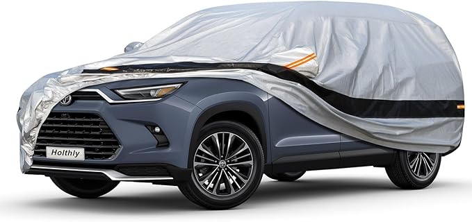 10Layer Car Cover Waterproof All Weather for Large SUV,100% Waterproof Outdoor Car Covers Rain Snow UV Dust Protection.Custom Fit for Ford Expedition, Chevy Tahoe,GMC Yukon,Escalade,etc