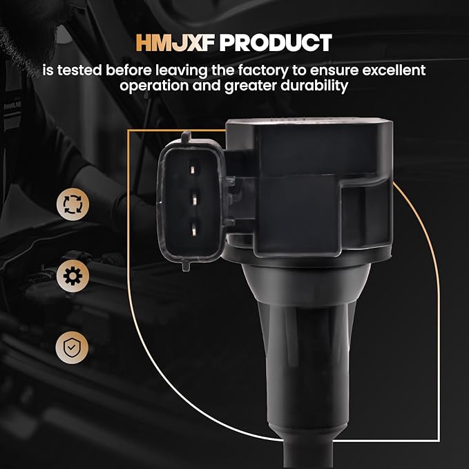 Set of 6 Ignition Coils Pack for Nissan Altima Frontier Maxima Murano NV1500 Pathfinder Quest Xterra Infiniti I35 QX4 FX35 G35 M35 V6 Coils for UF349 C1406 5C1793 E379