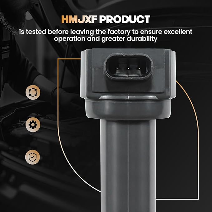 6PCS Ignition Coil Packs UF502 C1522 Compatible with Dodge Charger Nitro Grand Carava Replaces 7B0905715D 4606869AB - 2.7L 3.5L 3.7L 3.8L 4.0L 5.7L 6.1L V6 V8 Engines