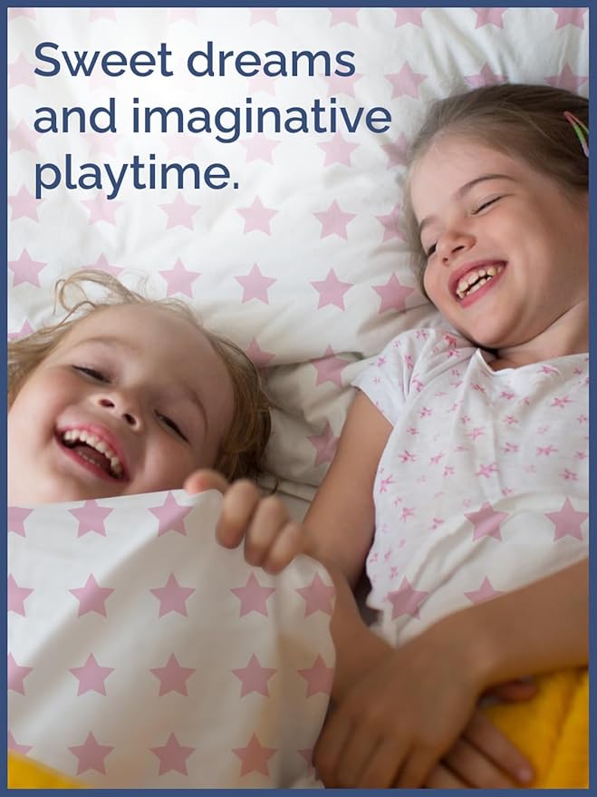 Pink Star Bed Sheets Full Size - 4 Piece Pink Sheet Set - Star Theme Bedding - Ultra-Soft, Cute & Cozy - Comfy, Breathable & Machine Washable - Easy-Care Bed Set for Boys, Girls, Teens and Toddlers