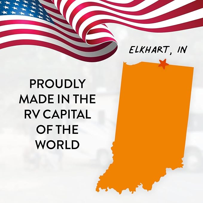 Liquified RV Toilet Treatment - Orange, 32oz Standard Pour Bottles (3-Pack) Odor Control, Waste Breakdown & Septic Safe - Made in USA