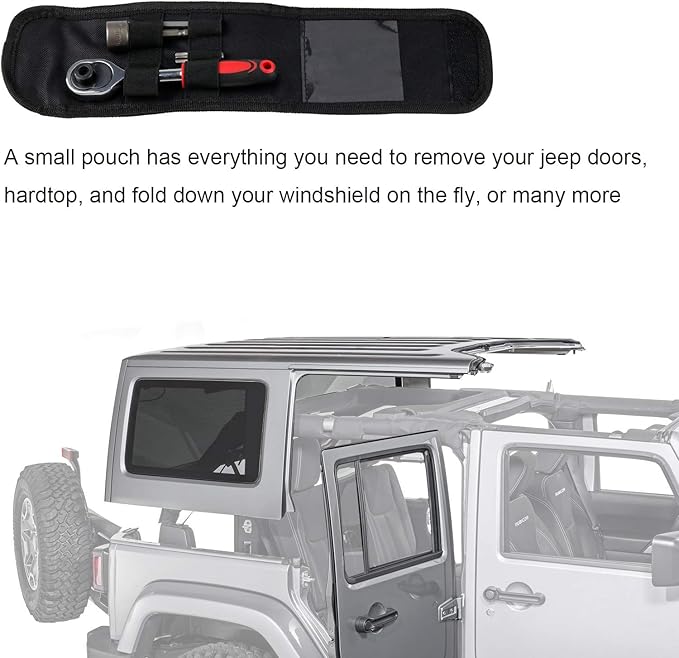 Wrangler Torx Tool Kit for Hard Top Door Install Removal for Jeep Wrangler JK JL & Gladiator Rubicon Sahara Unlimited Replacement for 82214166AB 68361574AB