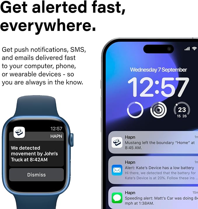 (2 Pack) Spytec Atlas GPS Tracker for Vehicles, Cars, Trucks, Kids & Seniors | Hidden Mini GPS Tracker Device for Fleet Vehicles | Geofencing | Real-time Tracking and Updates | Subscription Required