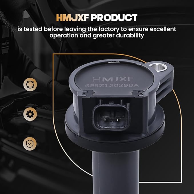 UF486 Ignition Coil (Set of 1) Compatible with Mercury Ford 2008-2012 Escape, 2006-2012 Fusion, 2009-2011 Mariner 2006-2011 Milan, 2006 Lincoln Zephyr Replacement for DG514 C1594 3.0L V6
