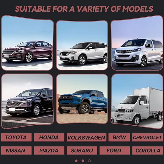 2080Pcs Car Retainer Clips & Fasteners Kit โ 33 Universal Sizes Nylon Bumper, Fender Rivets, Door Panel Clips, and Plastic Rivets with 10 Cable Ties and Removal Tool for Toyota, Ford, Benz (2080pcs)