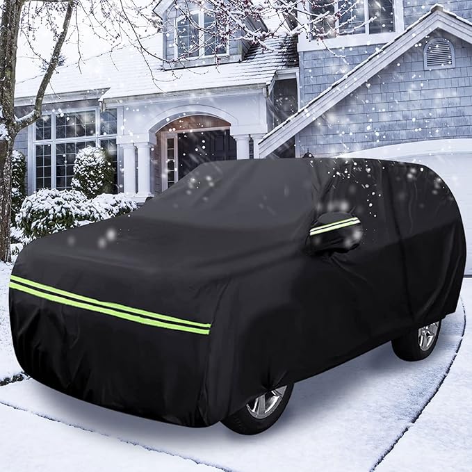 Waterproof Car Covers Replace for 2019-2025 Toyota Corolla Cross, 6 Layers All Weather Custom-Fit Outdoor Full Car Covers with Zipper Door for Snow Rain Dust Hail Protection