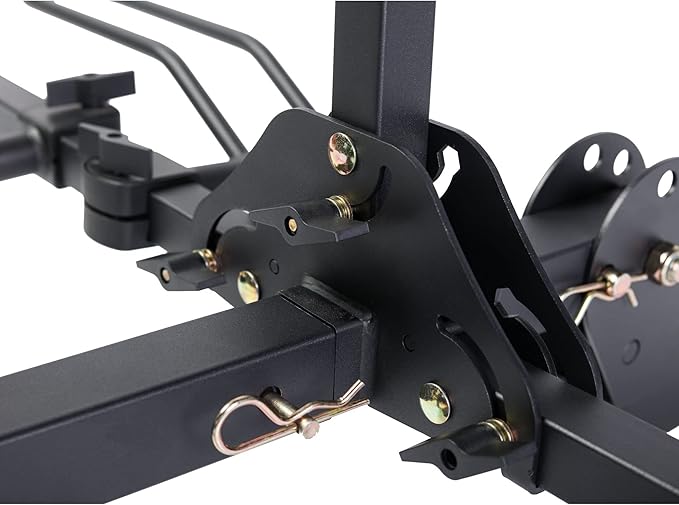 Young 4-Bike Rack Hitch Mount Platform Style Carrier for Cars Trucks SUVs Minivans with 2" Hitch Receiver, 4 Bikes X 40 lbs (160 lbs Total) Load Capacity for 2" Receiver