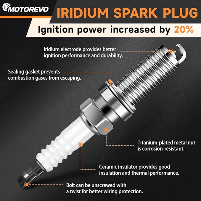 Ignition Coil Pack Set of 6 Compatible with Chevy GMC 2.8L 3.5L 4.2L, Colorado/Canyon, Trailblazer/Envoy, Buick Rainier, Hummer H3, Isuzu Ascender/i-280/i-290/i-350/i-370, Saab 9-7x Replaces UF303