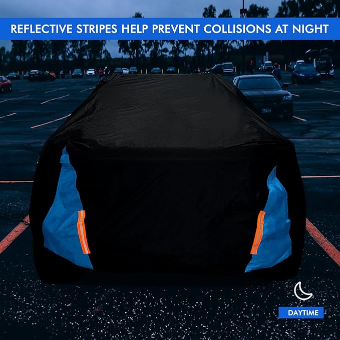 Truck Cover Waterproof All Weather for Automobiles, 6 Layers Outdoor Full Exterior Cover Rain Sun UV Snowproof Protection (Length Up to 228 inch)