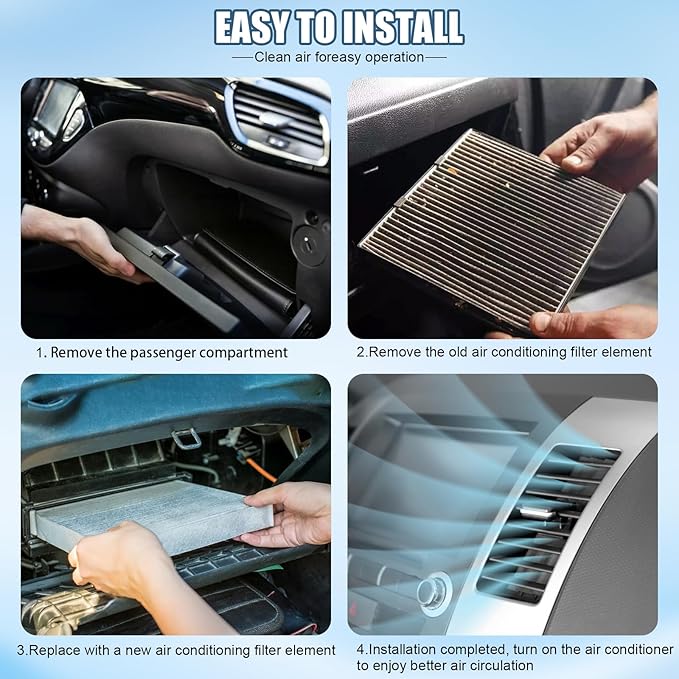 Comb Engine Cabin Air Filter for Chevrolet Tahoe 2025 2024 2023 2022 2021