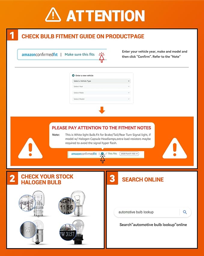SEALIGHT 7440 7443 LED Bulbs Red for Brake Lights, Upgraded T20 7444 7441 W21W 992 7443NA LED Bulb 56-SMD with Projector Lens for Stop Tail Lights, Pack of 2