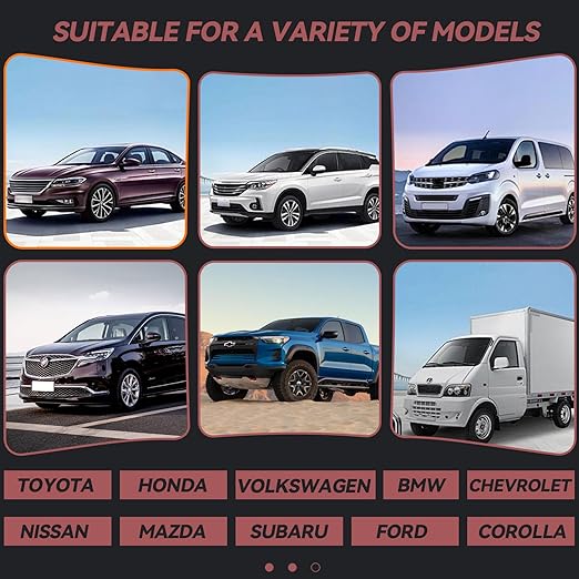 620Pcs Car Retainer Clips & Fasteners Kit โ 16 Universal Sizes Nylon Bumper, Fender Rivets, Door Panel Clips, and Plastic Rivets with 10 Cable Ties and Removal Tool for Toyota, Ford, Benz (620pcs)