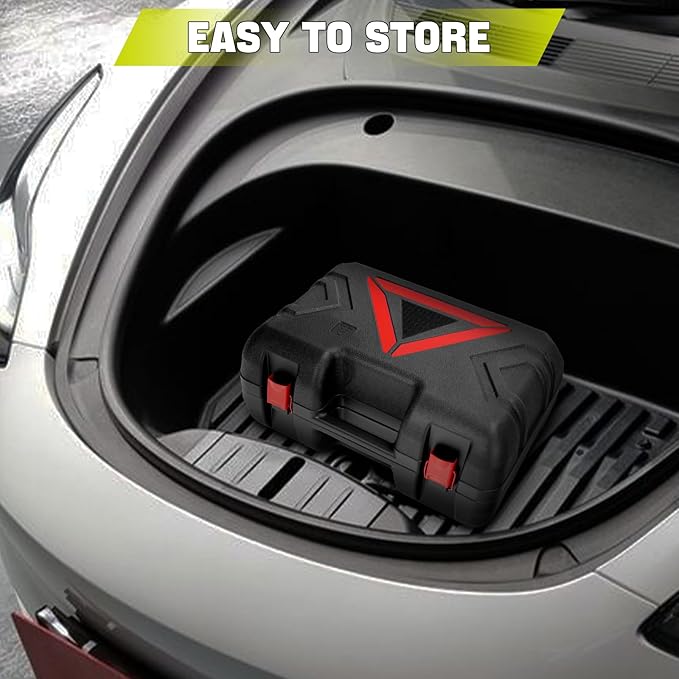 Electric Car Jack for DeWalt 20V Battery, 220W 5Ton Cordless Hydraulic Jack (Lifting Range:6.1~17.7 inch) with LED Light, Floor Jack Lift for SUV MPV Sedan Truck Change Tires Garage Repair