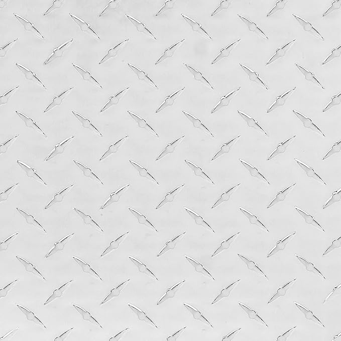 ARKSEN 36 Inch Heavy Duty Aluminum Diamond Plate Tool Underbody Box, Waterproof Square Truck Storage Organizer Chest for Pick Up Truck Bed, RV Trailer with T-Handle Lock and Keys - Silver