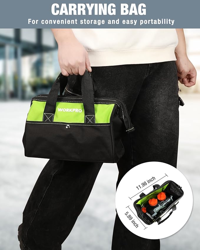 WORKPRO Cordless Mini Buffer Polisher, 12V Buffer Polisher for Car Detailing, 5 Variable Speed Up to 3000RPM, Compact Cordless Polisher Kit for Waxing, DIY Projects, Furniture Polishing