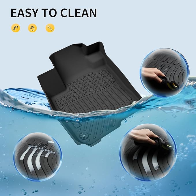 GINOWY-Floor Mats & Cargo Line for 2016-2022 RX RX350/ RX450h (Not for RXL), All Weather Car Mats RX Cargo Trunk Mat, Waterproof TPE Rubber Liners Durable Mats 3D Laser