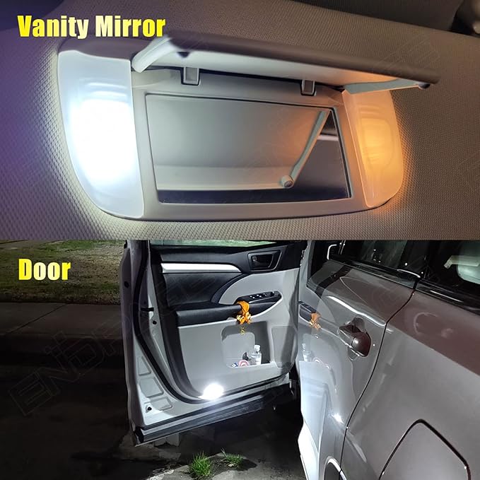 15-Pieces Odyssey LED Interior Lights Kit for Honda Odyssey 2018 2019 2020 2021 2022 2023 2024 White 6000K LED Interior Lighting Package + Install Tool