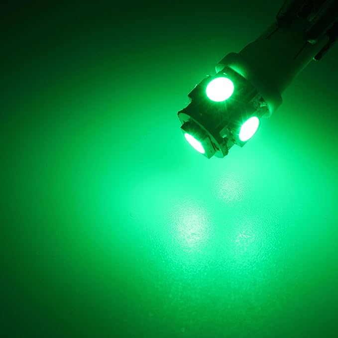 3Pcs Green Interior Map Dome Light LED Bulbs Compatible with 1987-1996 Ford F-150 F-250 Bronco