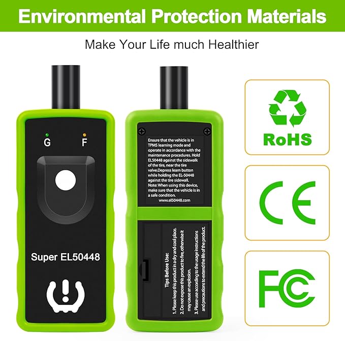 JDIAG TPMS Relearn Tool for and Ford Series Vehicles Super EL50448 Auto Tire Pressure Monitor Sensor Activation Reset Tool Upgrade Edition