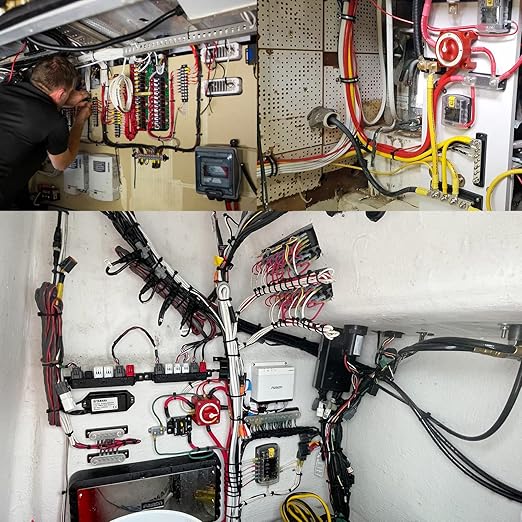 16 Gauge Marine Wire,15ft 16 AWG 16/2 Duplex Marine Grade Wire Tinned Copper Boat Electrical Cable for Automotive Boat Speakers RV Solar Outdoor