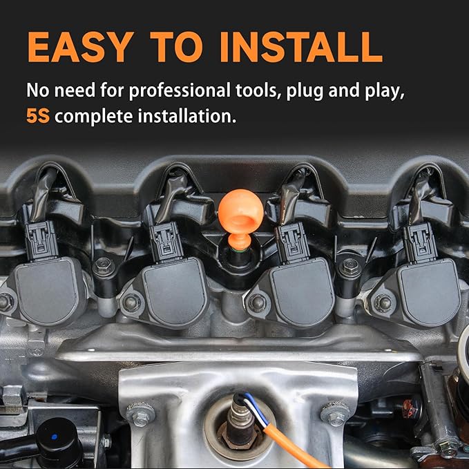 FD503 Ignition Coils Pack+3403 Iridium Spark Plugs Compatible with Ford & Lincoln 4.6L 5.4L F-150 F150 Explorer Mustang Expedition Excursion E150 E250 F250 F350 Super Duty Navigator Mountaineer, 8PCS