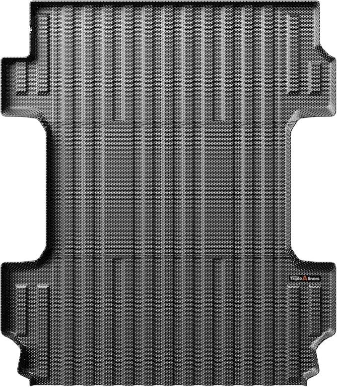TripleAliners Truck Bed Mat Compatible with 2020-2025 2026 Chevy Silverado/GMC Sierra 2500 3500HD Accessories 6.8FT Liner All-Weather Protection TPE Heavy Duty Bed Mat(No for Factory 5th Wheel System)
