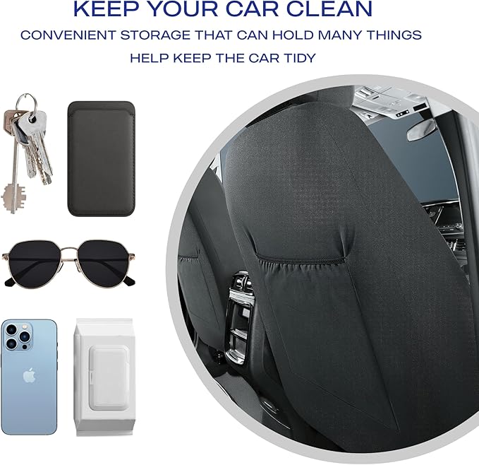 Skechers Car Seat Covers,Piping Luxury Faux Seat Covers,Waterproof Anti Slip Car Seat Protector Full Set,Car Accessories Airbag Universal Fit for Most Cars,Vans,Trucks,SUV,Mint