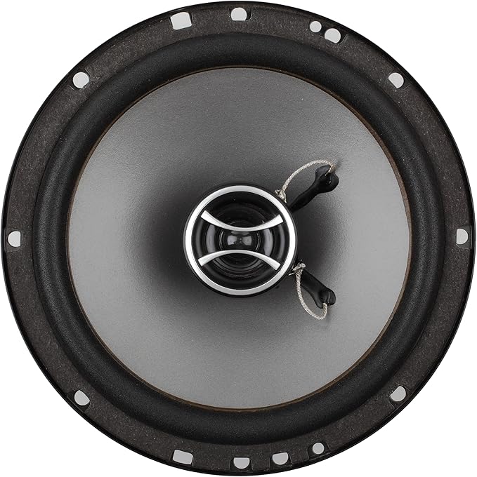 Dual Electronics D65SP 2-Way 6.5 inch Car Audio Speakers Pair with 200 Watt Peak Power | 100 Watts per Speaker | 1 inch Mylar Balanced Dome Tweeter